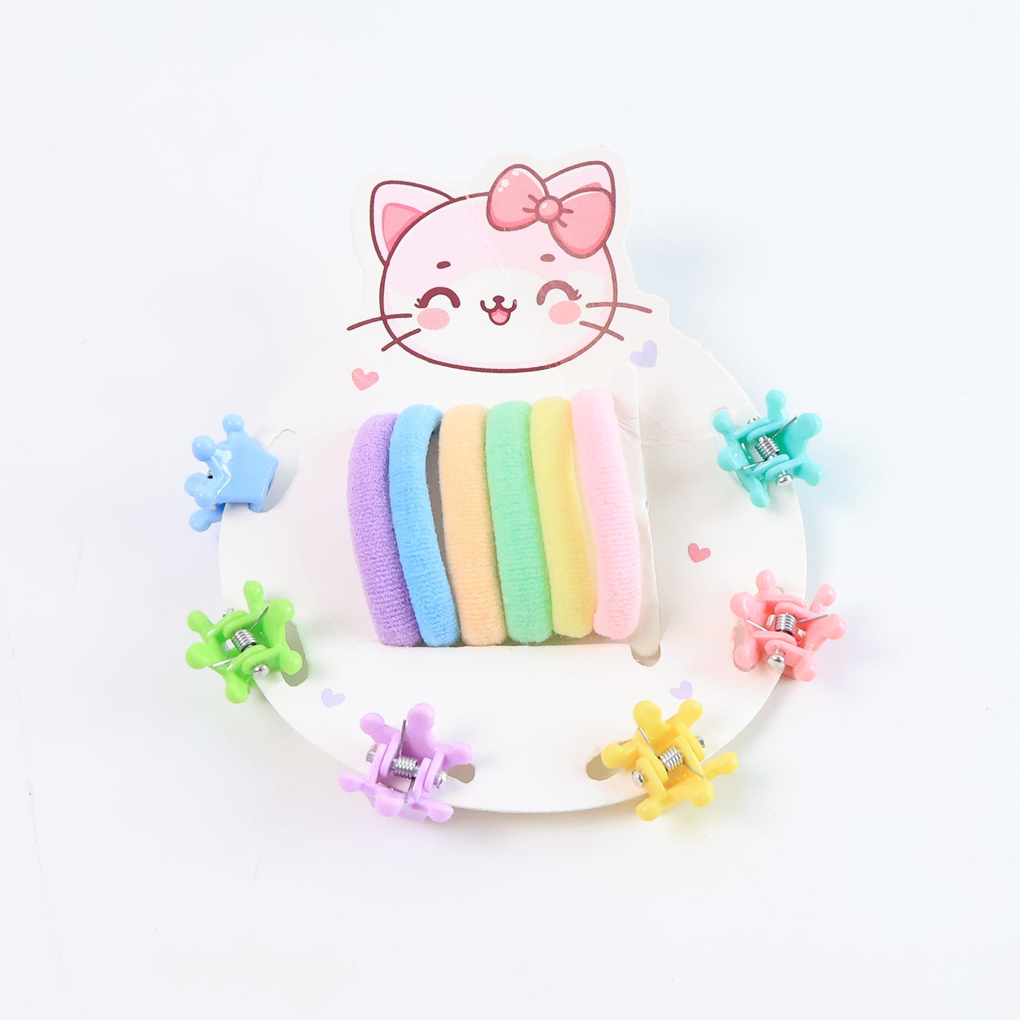 Hair Clip Hairband Accessories Set For Girls (12 Pc)