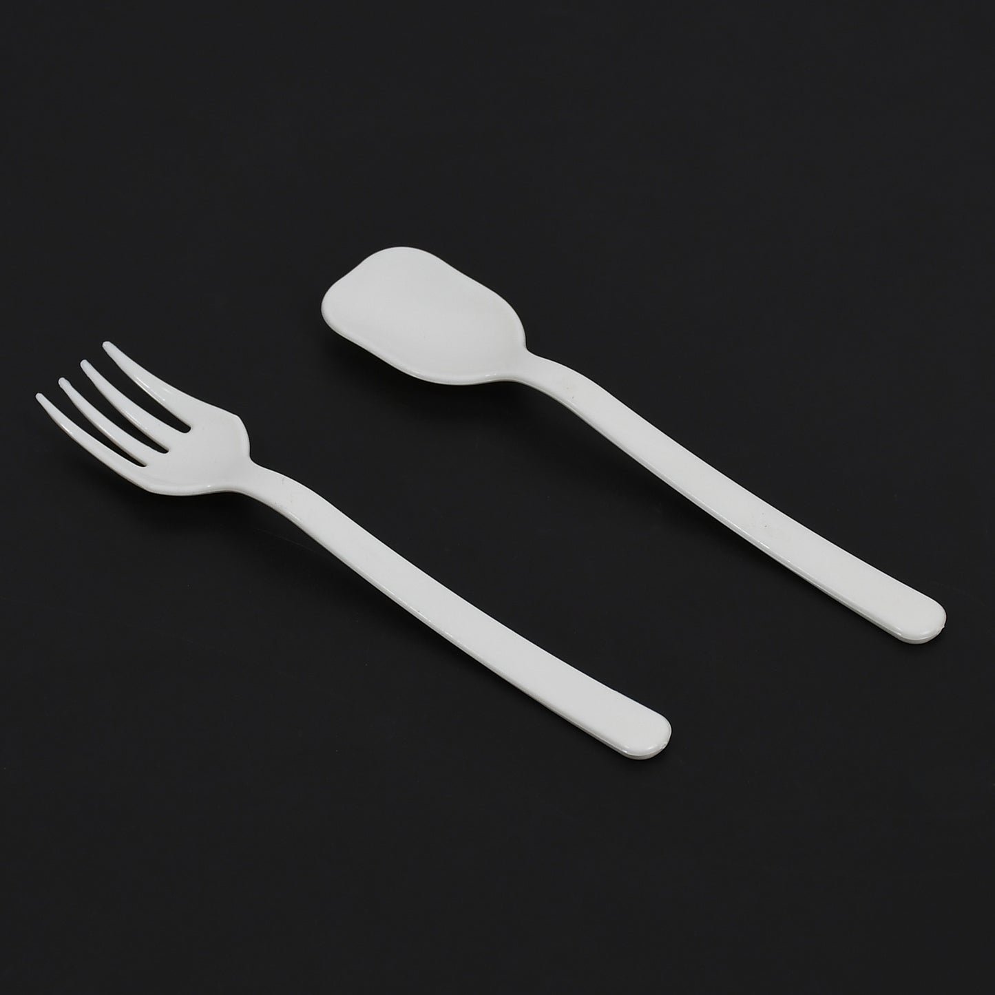 5239 Plastic Forks Spoon Cutlery-utensils Parties Dinners Catering Services Family Gatherings ( Pack Of 2)