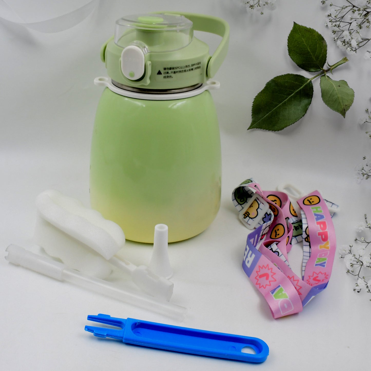 Stainless Steel Mug Bottle Vacuum Insulated Cup With Handle (1200 Ml)
