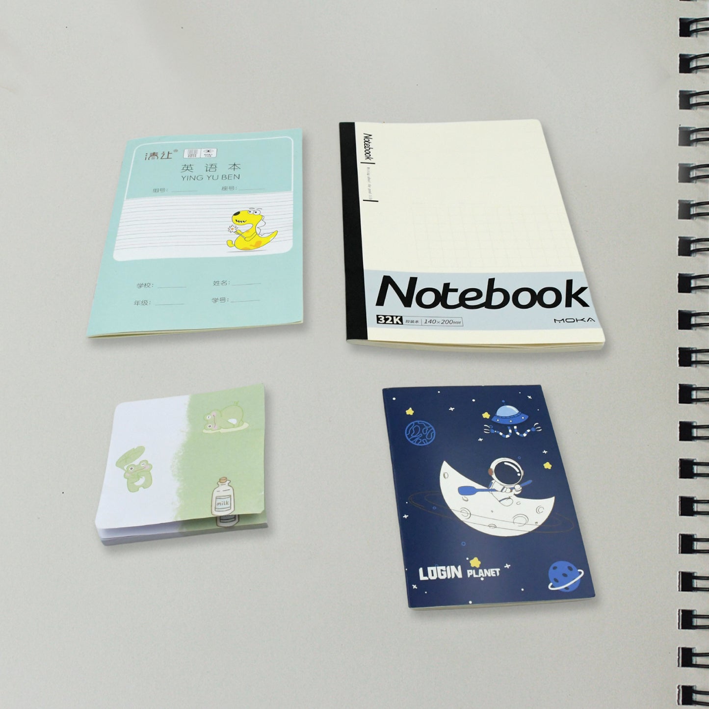 Cartoon Stationery Box Cartoon Design School Box Book Diary Pen Eraser Sharpner Sticker Pen Refill Student Gift School Box (1 Box)