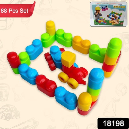 Bricks Blocks Building Toy (88 Pcs Building Blocks)