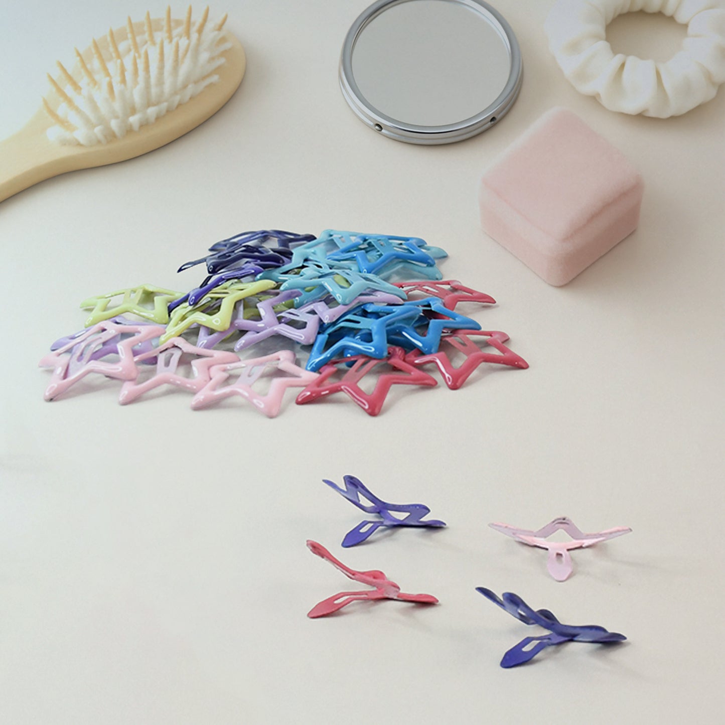 Metal Hair Clip Set For Girls (30 Pc)