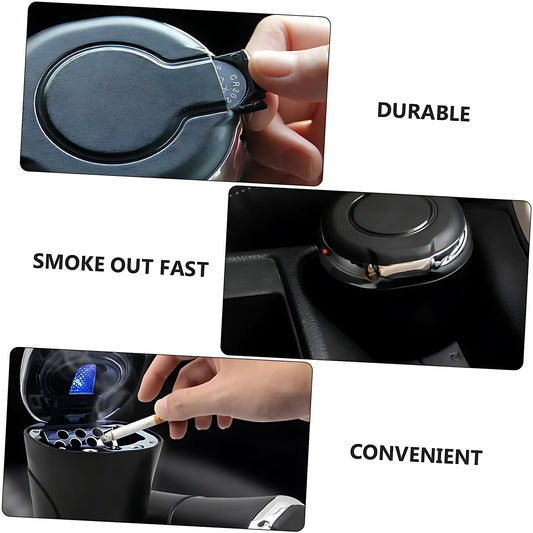 Portable Smokeless Led Car Ashtray (1 Pc)