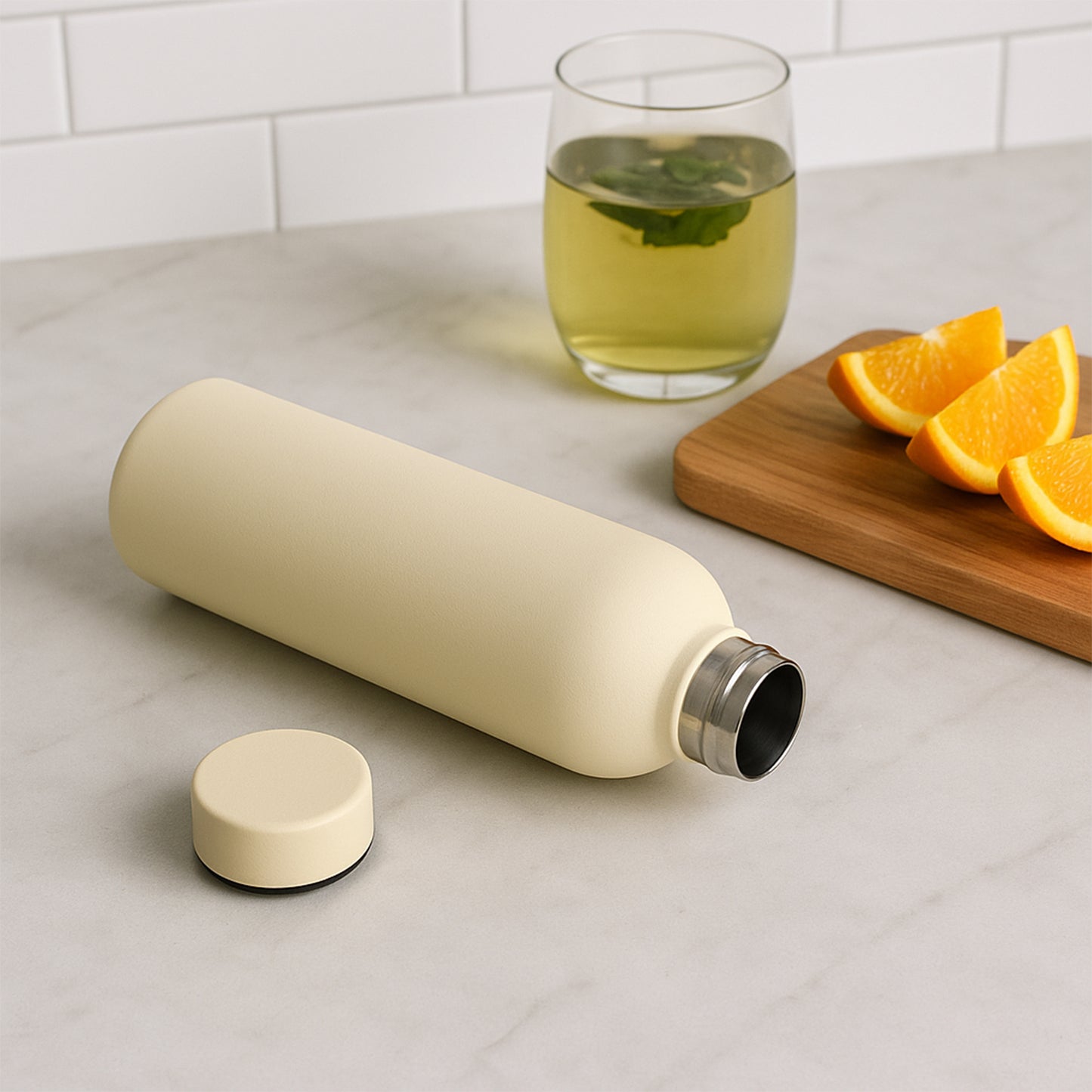 Stainless Steel Double Wall Vacuum-insulated Drink Water Bottle (Mix Color 500 Ml Approx)