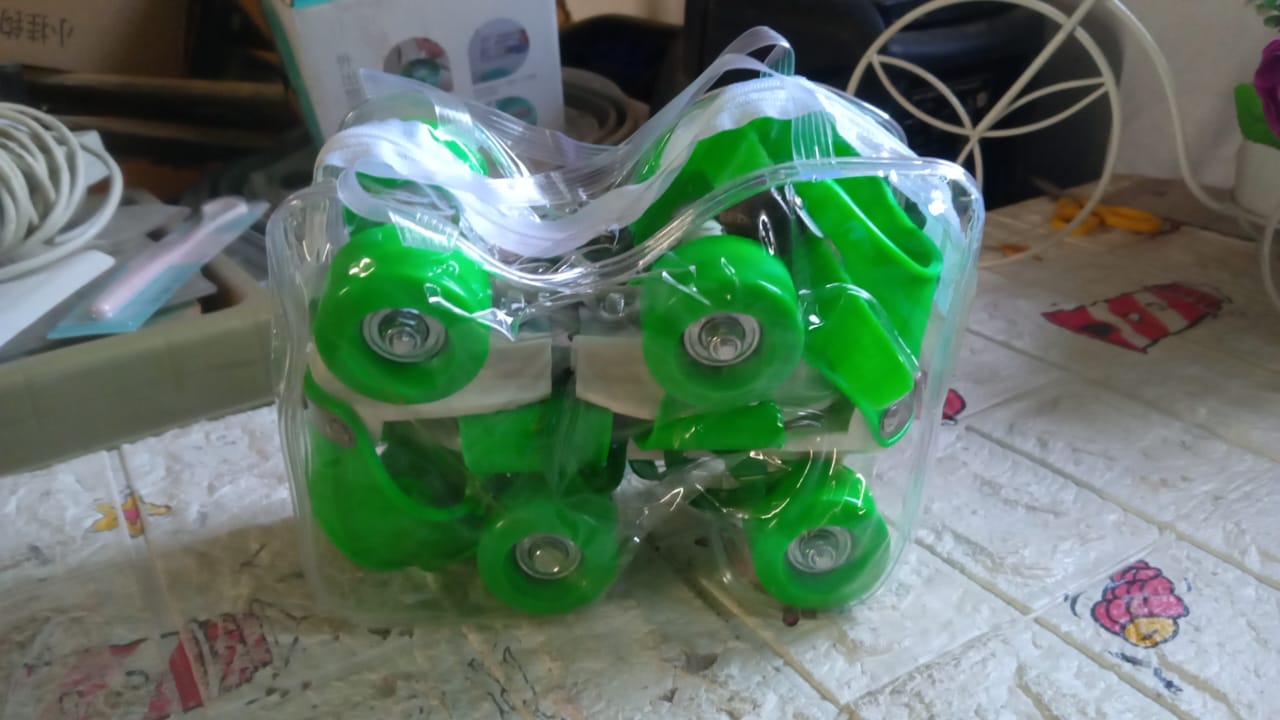 7592 Roller Skates For Kids Very Adjustable Comfortable To Use Roller Skate Skating (Pair Of 1)