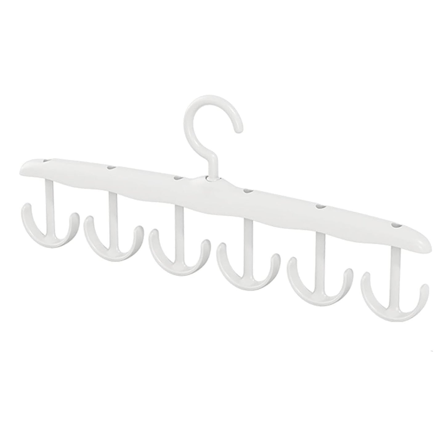 13948 Tank Top Hanger 12-hook Space Saving Hanger Capacity Rotatable Wood Space Saving Hanger Closet Organizers And Storage For Dorm Apartment For Tank Top
