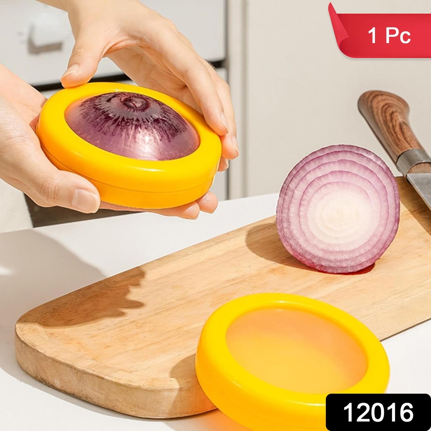 Vegetable Container Premium Fruits Saver Keeper (1 Pc Yellow)