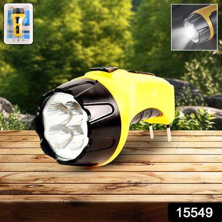 Rechargeable Led Torch Flashlight High-power Handheld Emergency Light With Built-in Plug