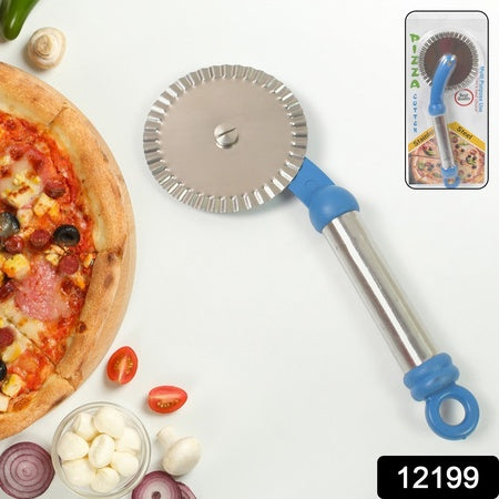 Multi Purpose Use Curly Pizza Cutter Pastry Cutter Sandwiches Cutter (1 Pc)