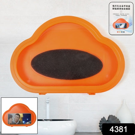 Smartphone Mobile Stand Waterproof Case Smartphone Stand Case (1 Pc Orange)