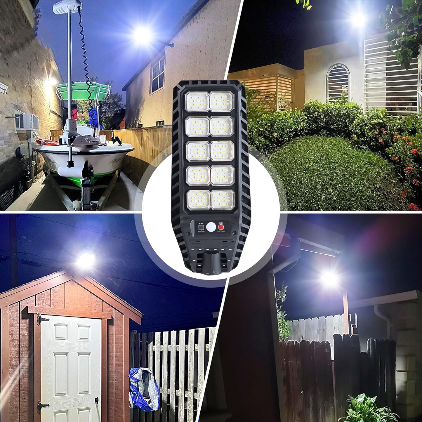 High-powered Solar Led Street Light With Motion Sensor Remote Control