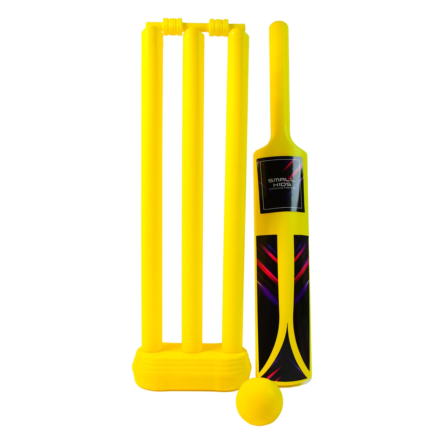 Small Cricket Kit For Boys Girls Cricket Set With 1 Cricket Bat 1 Plastic Ball Bails 3 Stumps With Stand Base