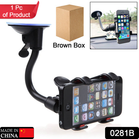 0282b Flexible Mobile Stand Multi Angle Adjustment With 360 Degree Adjustment For Car Home Use Mobile Stand