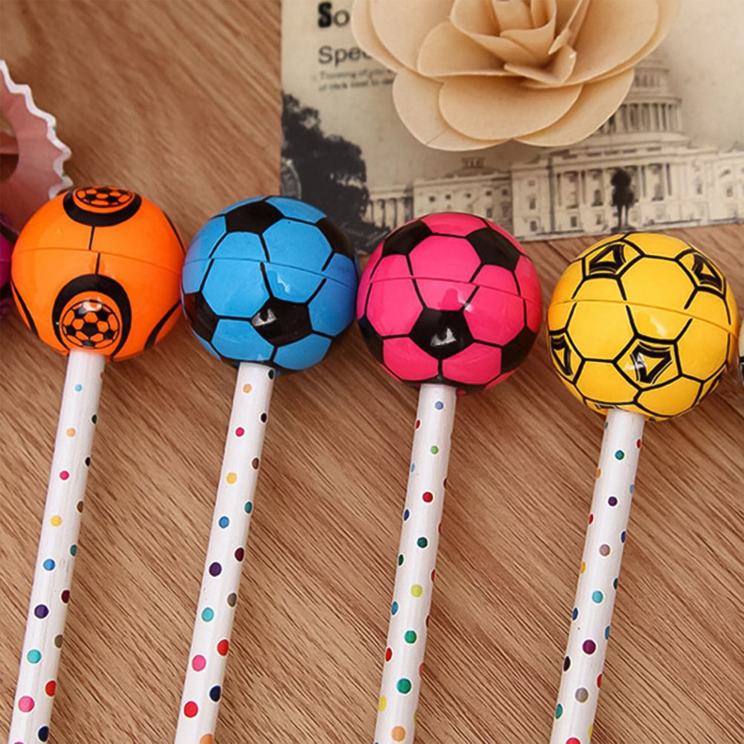 Round Shape Mix Design Pencil Sharpener (1 Pc Round Shape Mix Design)