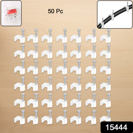 Nail Cable Clips For Wire Management (10mm 50 Pc)