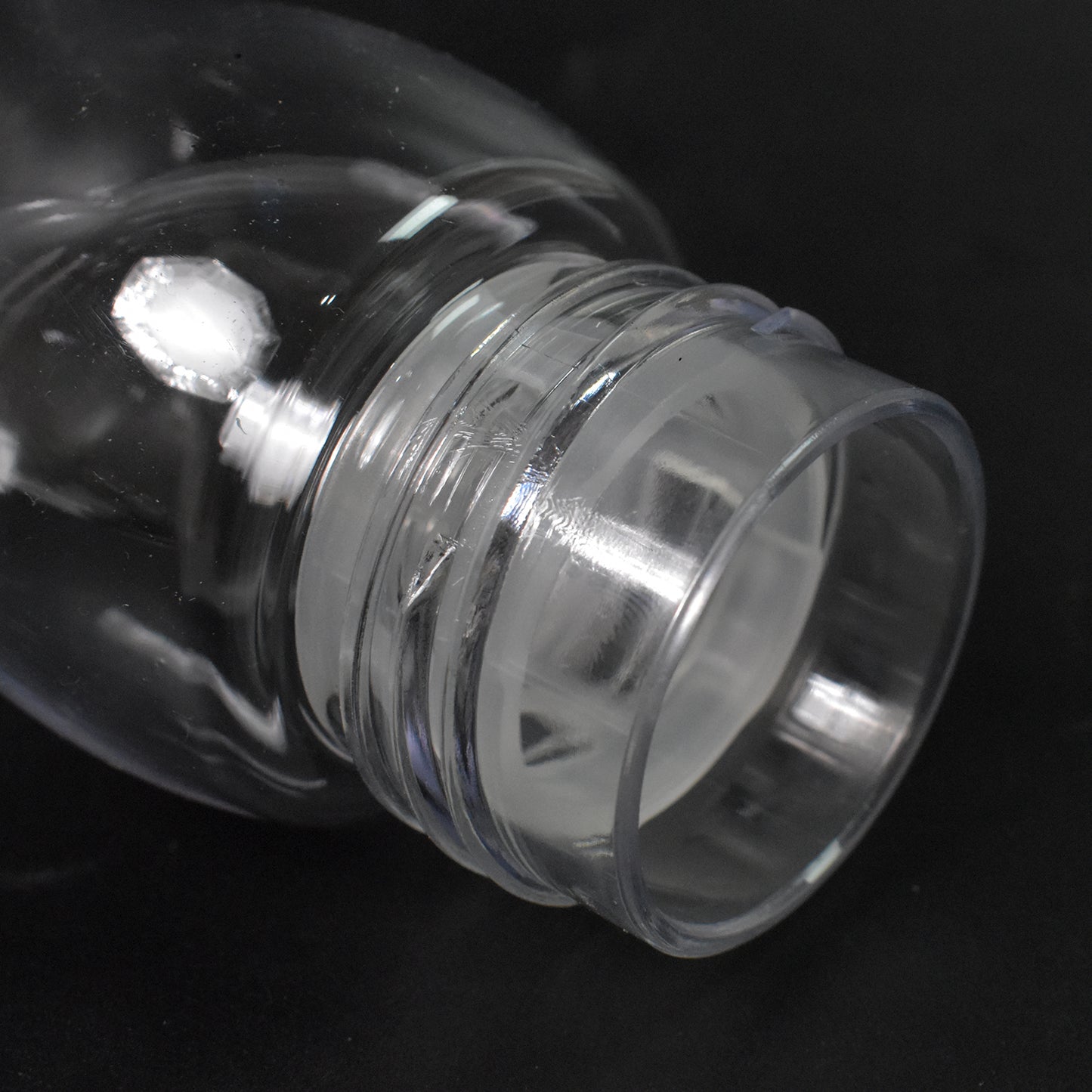 Transparent Travel Portable Water Bottle With Carry Straps (280 Ml 1 Pc)