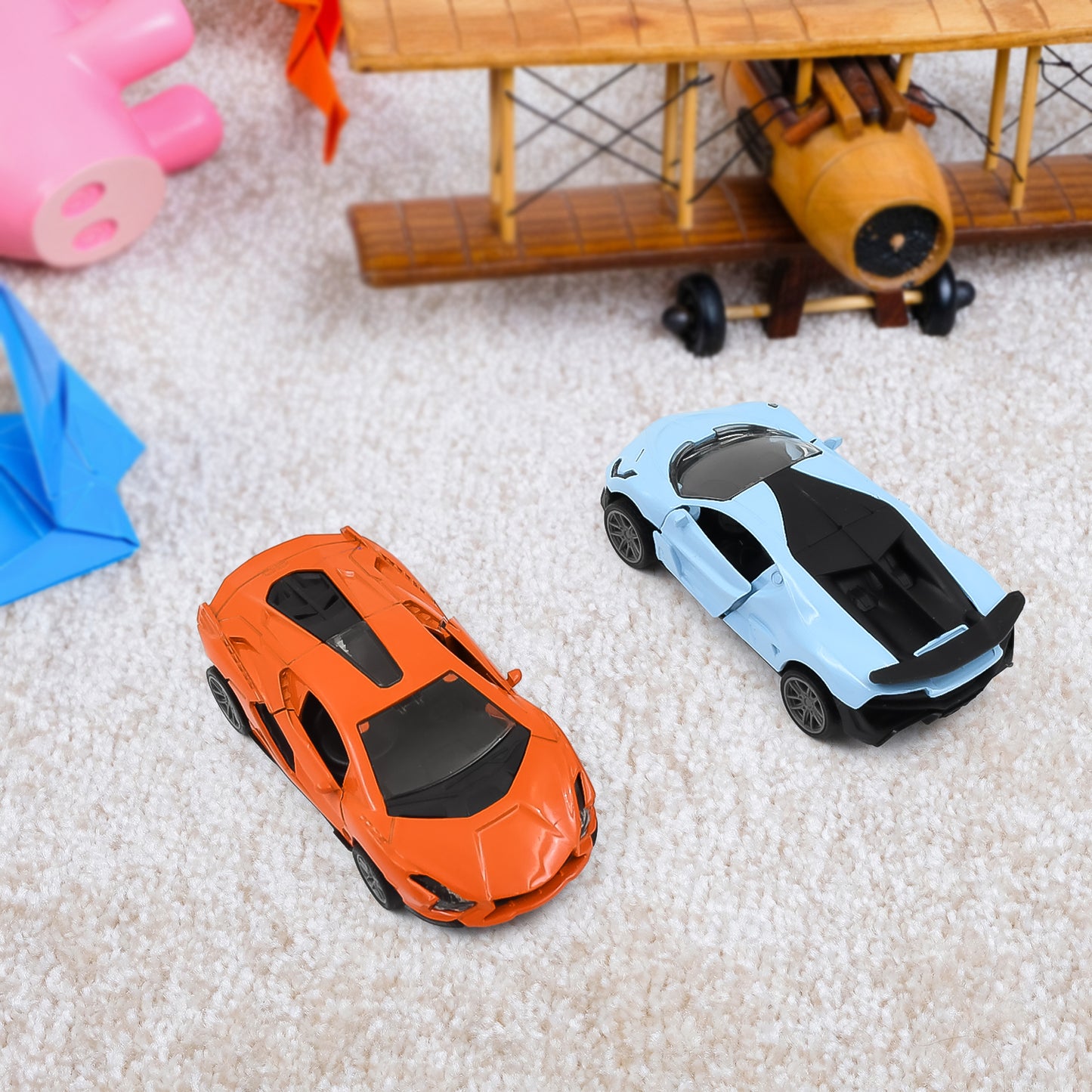 Mini Pull Back Car Widely Used By Kids (1 Pc Mix Color Design)