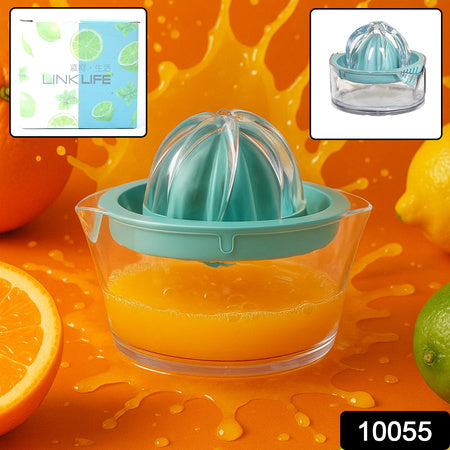 10055 Manual Drink Orange Lemon Citrus Lime Fruit Juice Juicer Squeezer Bpa Free Press Pourer With Lid Plastic Manual(1 Pc)
