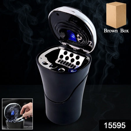 Portable Smokeless Led Car Ashtray (1 Pc)
