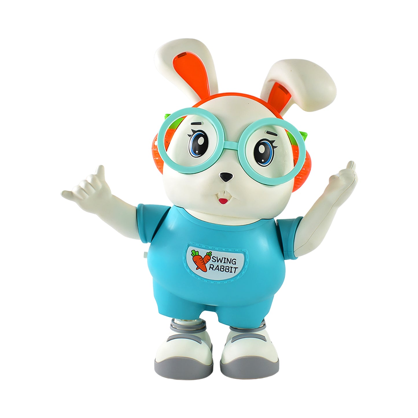 Swing Rabbit Musical Dancing Toy Interactive Bunny With Lights Sounds (1 Pc Battery Not Included)