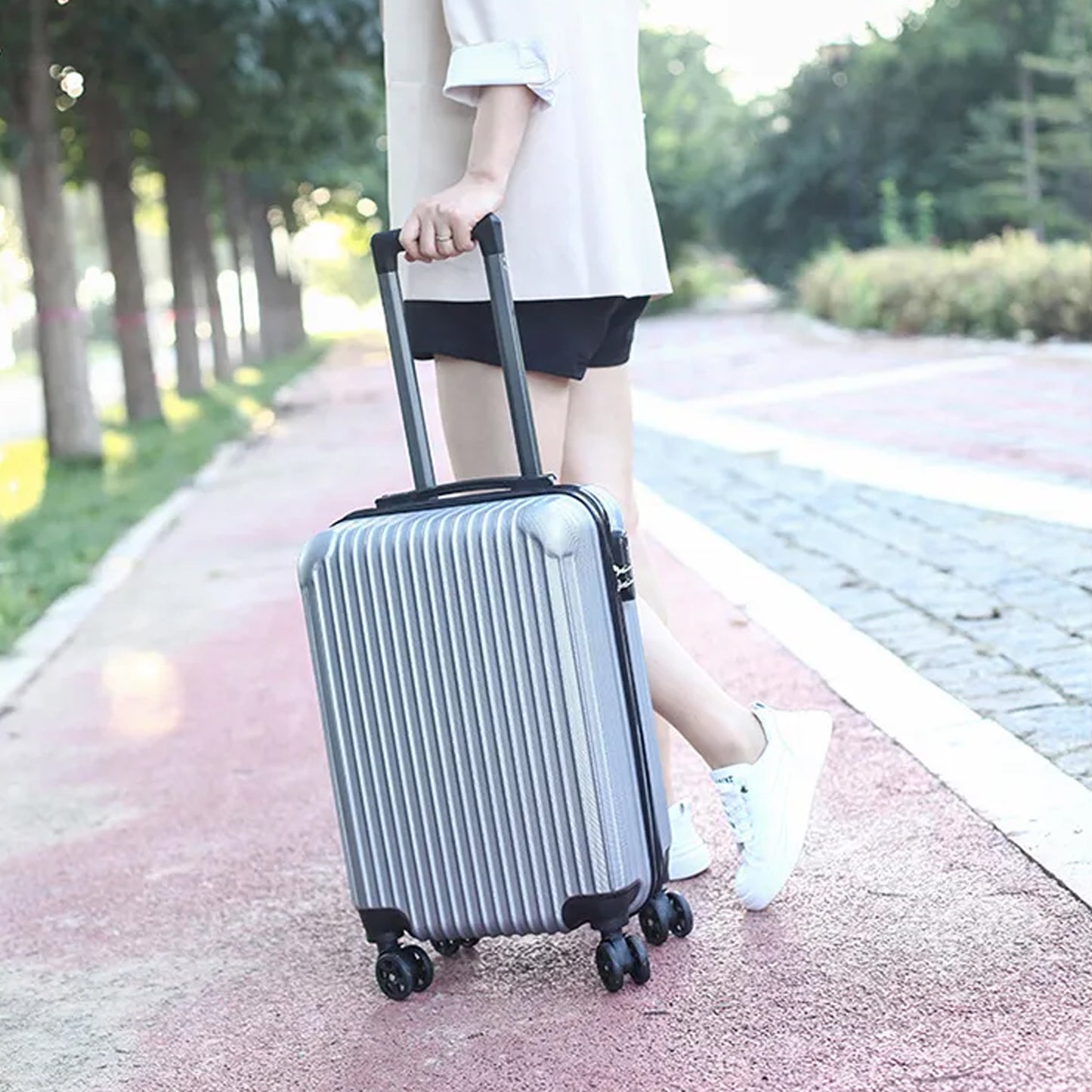 1105 Trolley Bag Big And Small Suitcase Bag For Men Women Use Bag ( Set Of 2 )