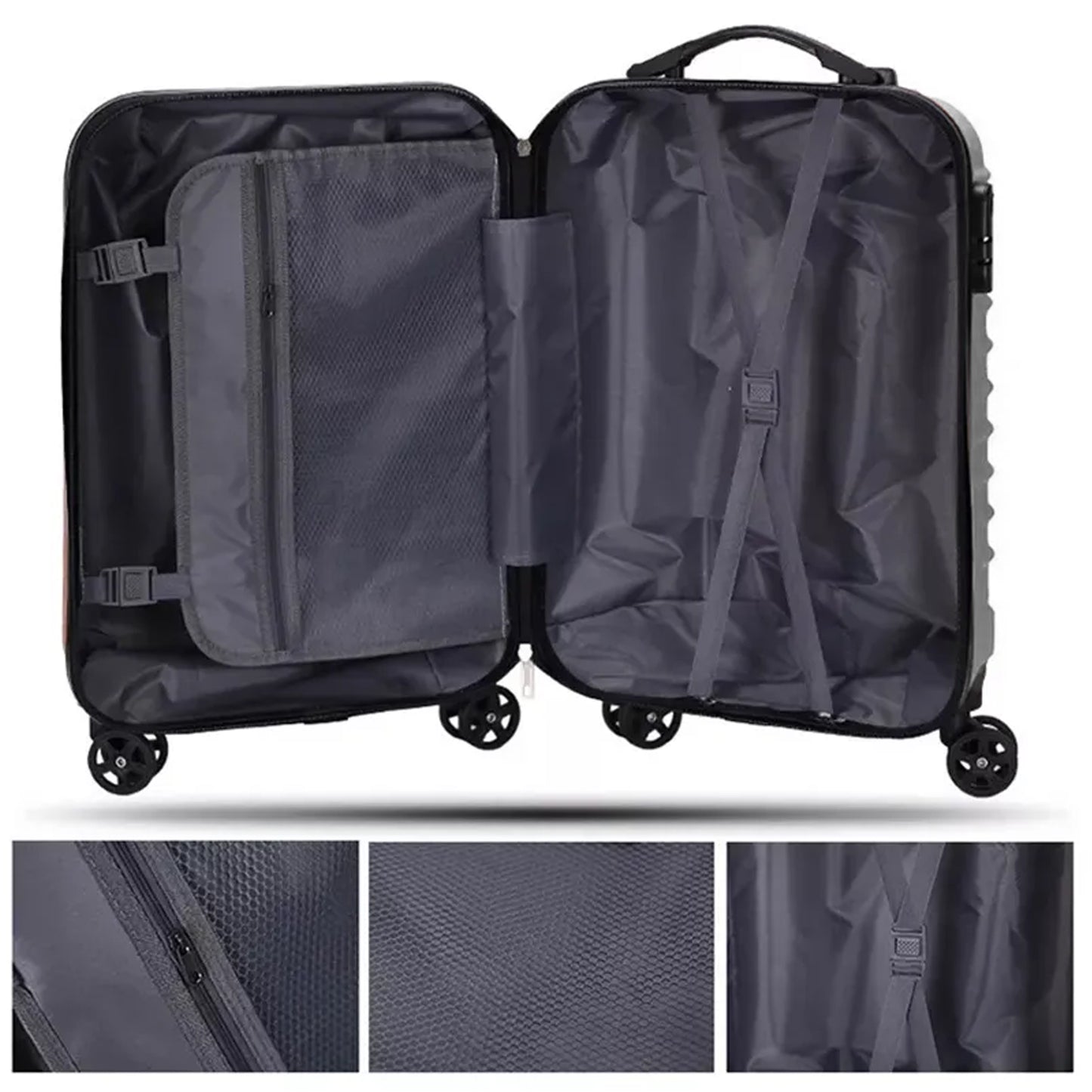 1105 Trolley Bag Big And Small Suitcase Bag For Men Women Use Bag ( Set Of 2 )