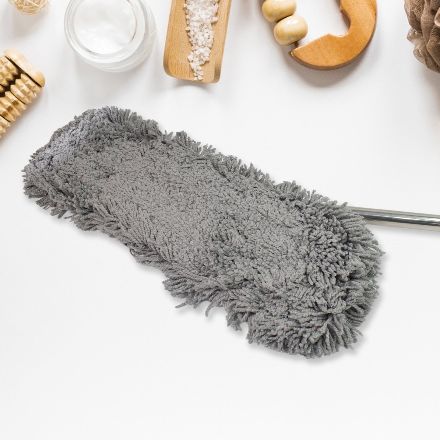 Wet And Dry Cotton Pad Floor Mop With Long Aluminium Handle (1 Pc Large)