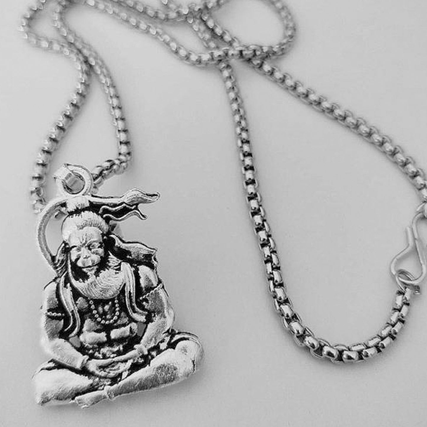 Hanuman Ji Pendant Chain Religious Jewellery For Men And Women (1 Pc)