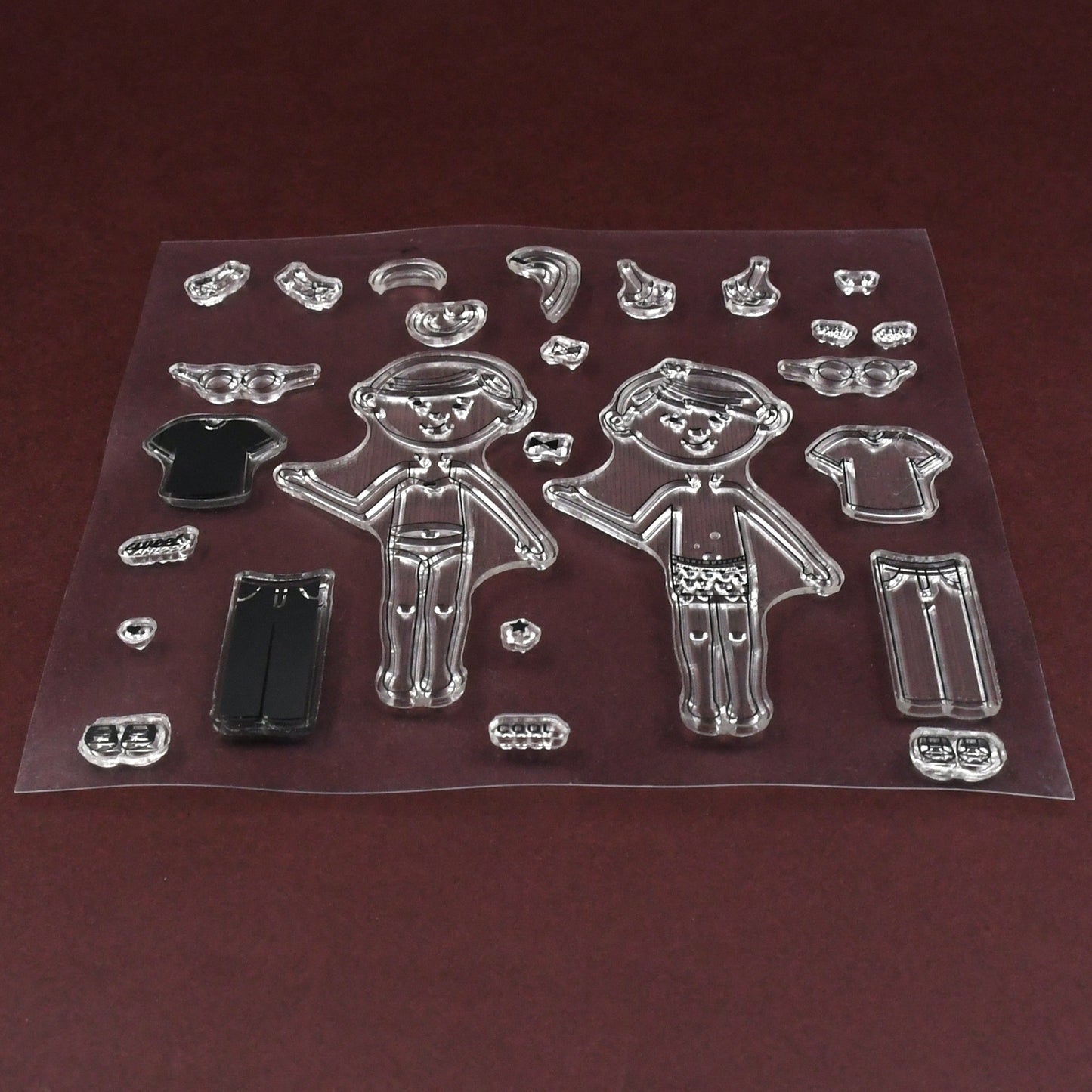 Reusable Rubber Stamp Tpr Stamp Diy Accessories Good Stamping Effect Diy Transparent Stamp Stick Repeatedly For Envelope For Diary For Invitation Letter Photo Album Decoration For Paper Crafts (Mix Design 1 Set)