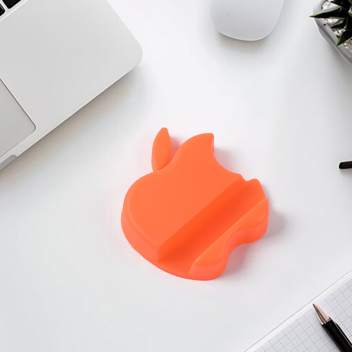 Apple-shaped Plastic Mobile Phone Holder (1 Pc Mix Color)