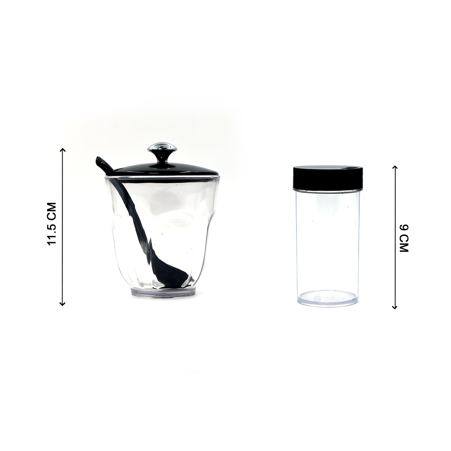 8122 Ganesh Rendy Condiment Set For Kitchen Transparent Jar For Easy To Access Spice 1 Piece Spice Set (Plastic)