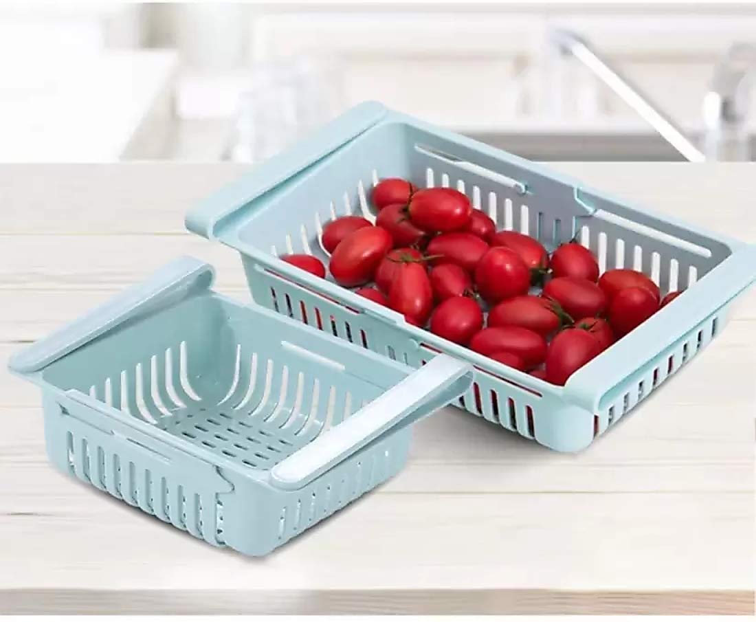 5338 Virgin Freeze Storage Unbreakable Adjustable Multi Color Tray With Extra Storage Easy To Remove Easy To Clean Pack Of 4 Tray