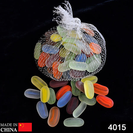 4015 Glass Gem Stone Flat Round Marbles Pebbles For Vase Fillers Attractive Pebbles For Aquarium Fish Tank.