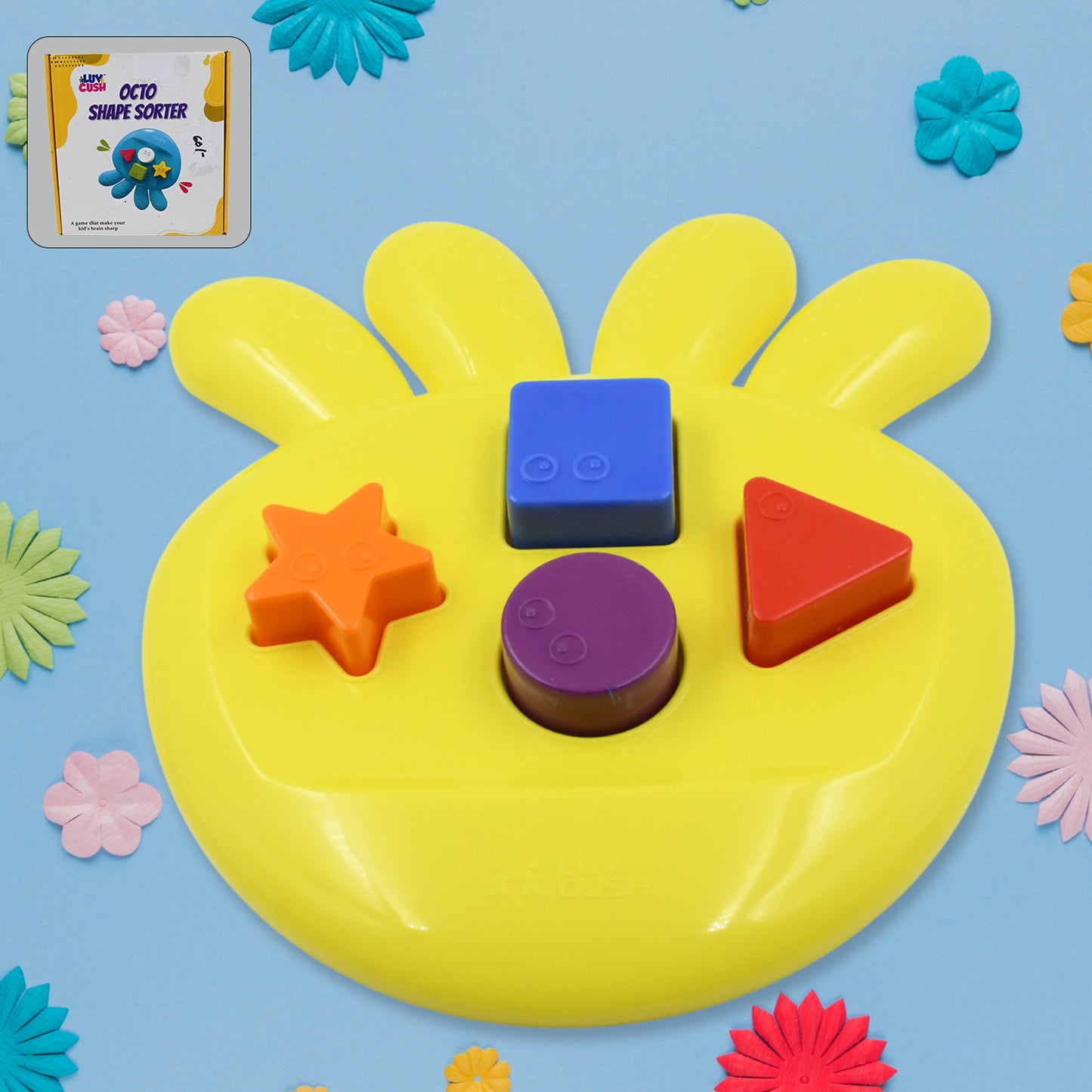 17992 Octoshape Sorter Toy Game That Make Your Kids Brain Sharp Increase Grasping And Sorting Power Education Learning For Girls Boy Gift Product (1 Pc)
