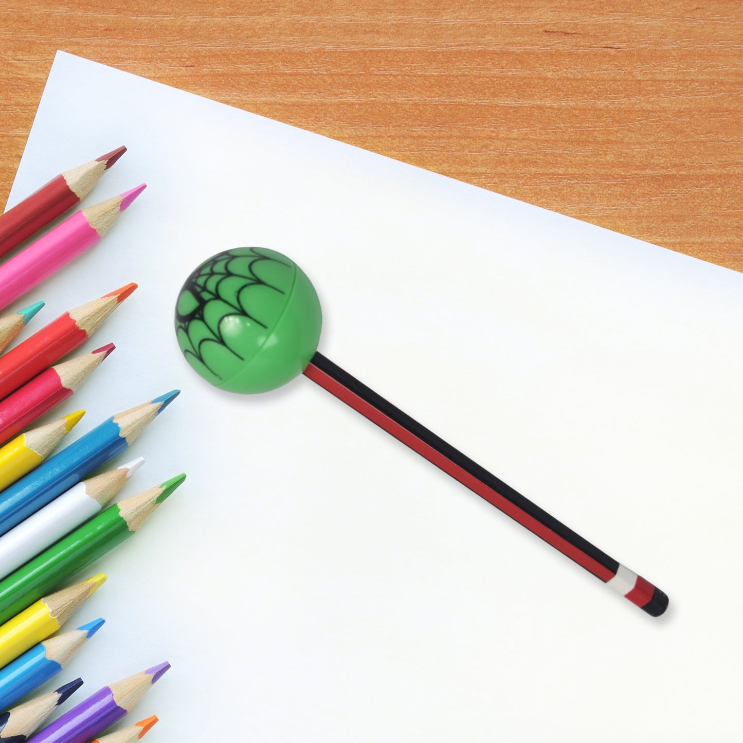 Round Shape Mix Design Pencil Sharpener (1 Pc Round Shape Mix Design)