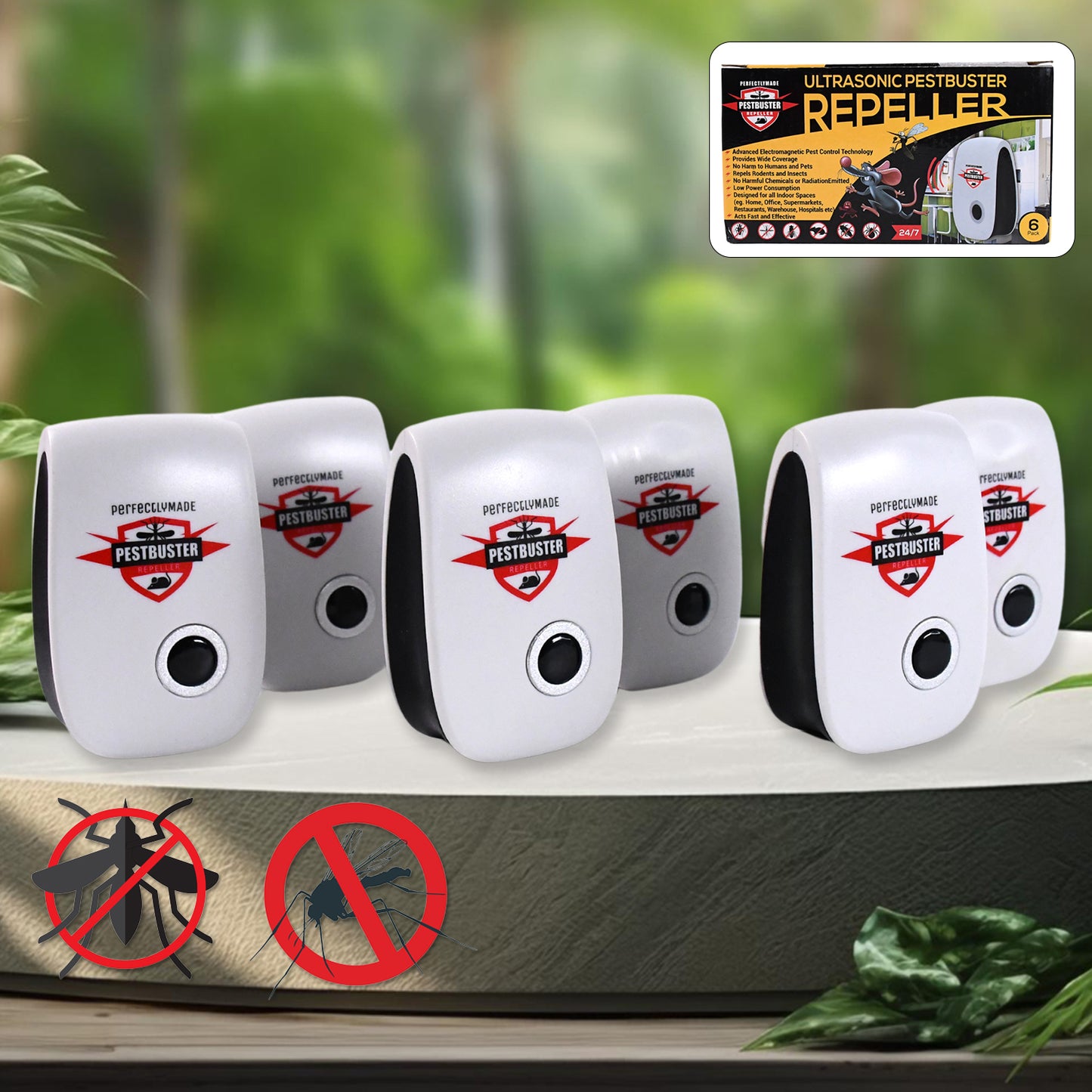 Ultrasonic Pest Repeller To Repel Rats Cockroach Mosquito Home Pest Rodent
