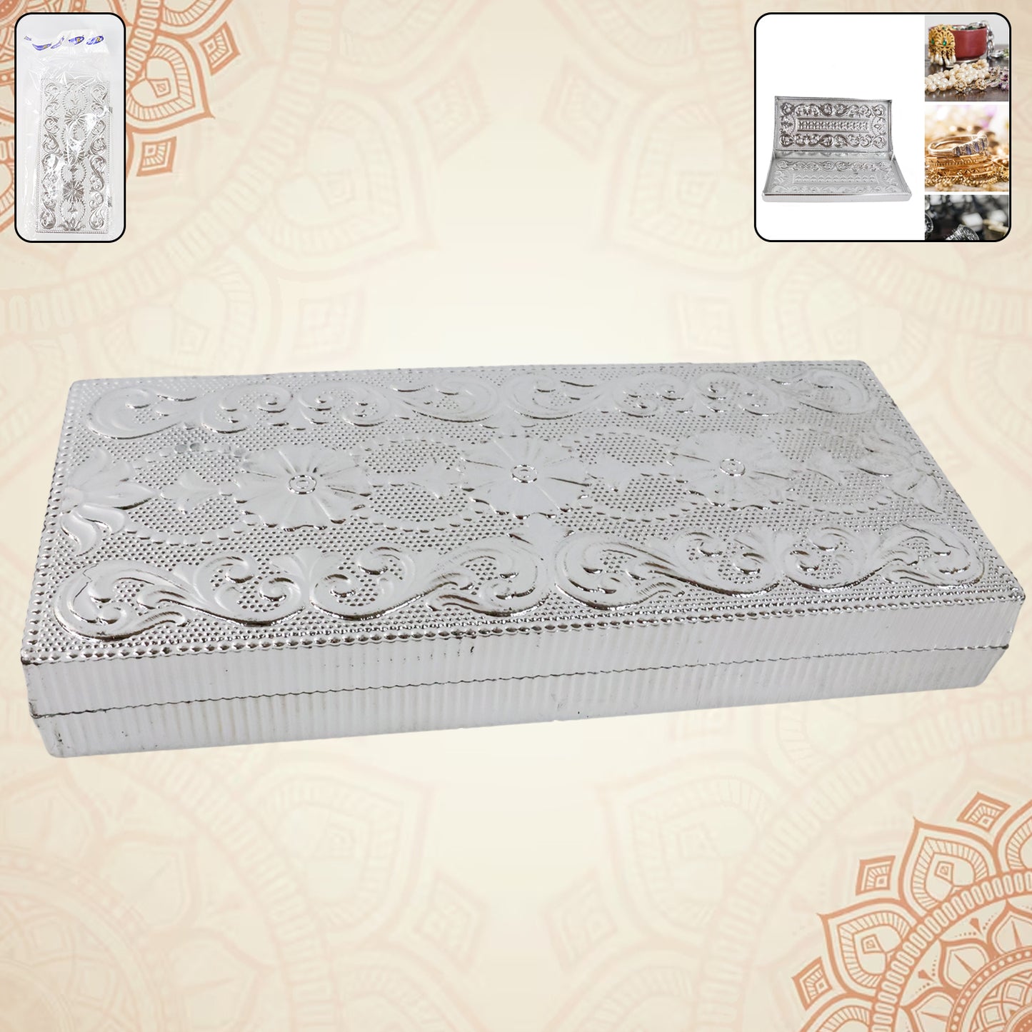Multipurpose Rectangular Shaped Decorative Designer Gifting Cash Box (1 Pc 209 Cm)