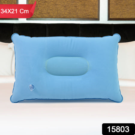 Comfortable Inflating Travel Pillow (3421 Cm 1 Pc Mix Color)