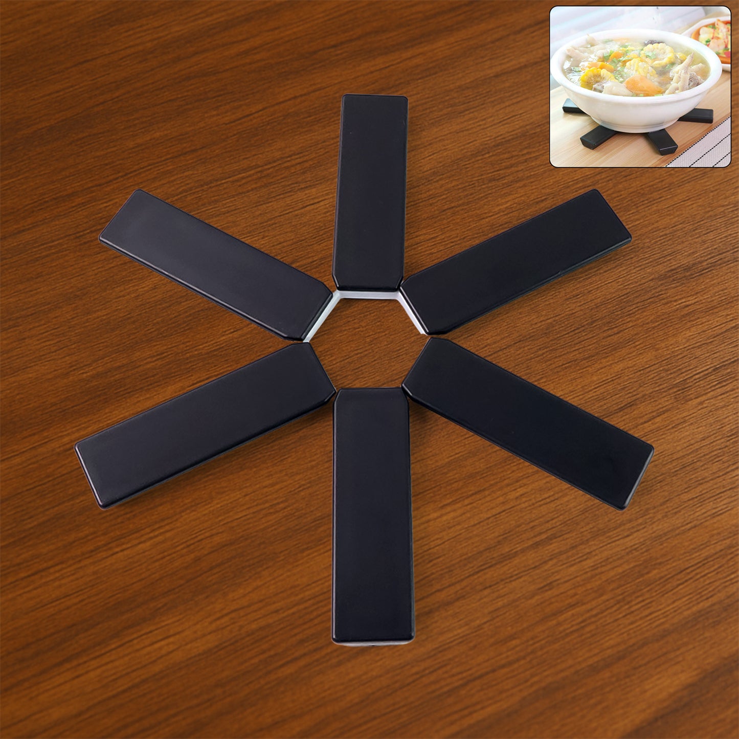 Foldable Non-slip Heat-resistant Plastic Hotmat For Kitchen