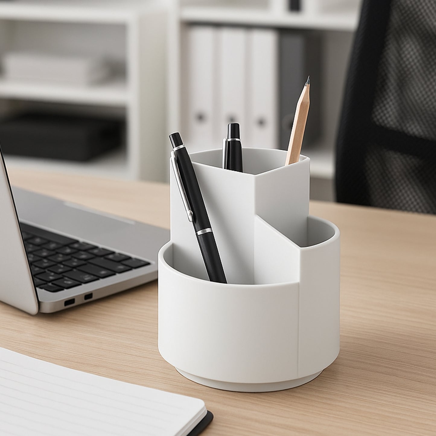 Plastic Rotatable Pen Holder Pencil Marker Holder (1 Pc)
