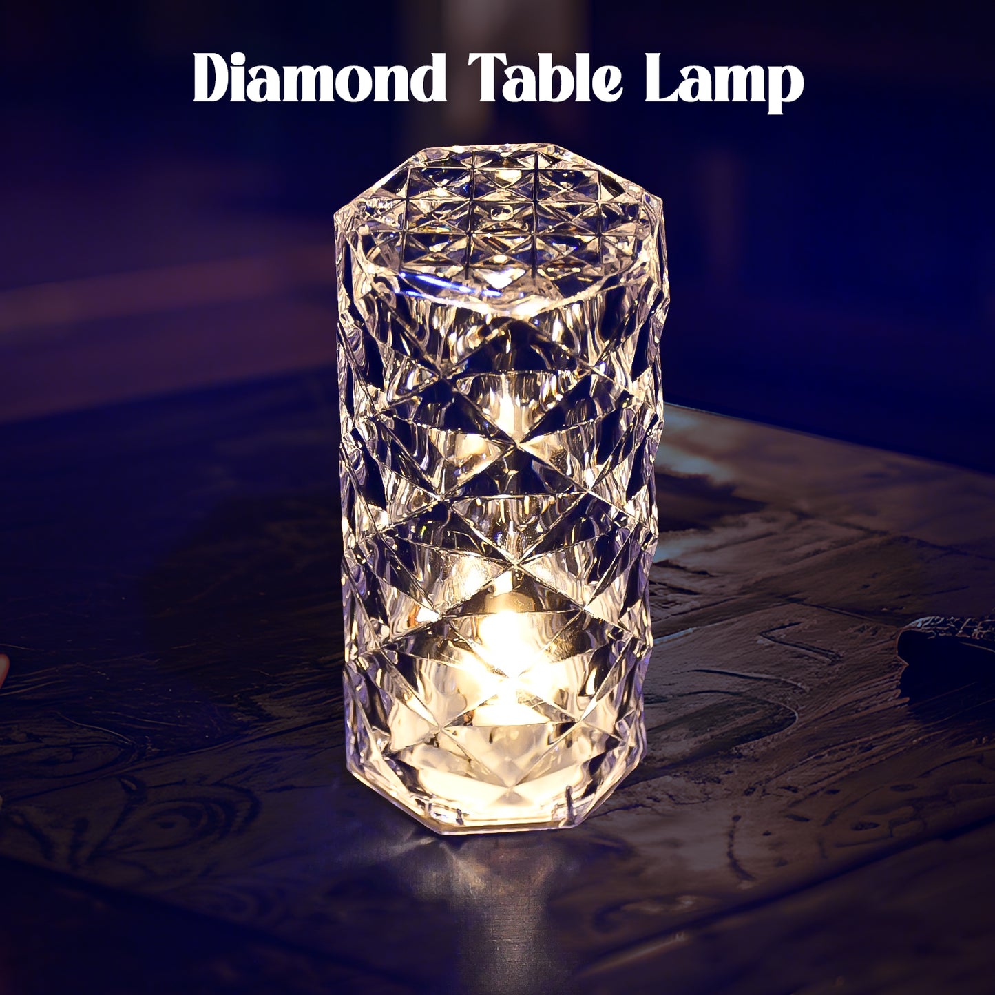 6240 Diamond Table Lamp Candles For Home Decoration Crystal Candle Lights