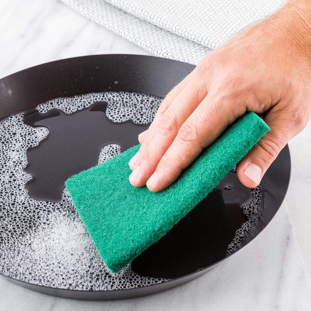 3410 Scrub Sponge Cleaning Pads Aqua Green 10pcs