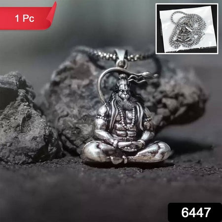 Hanuman Ji Pendant Chain Religious Jewellery For Men And Women (1 Pc)