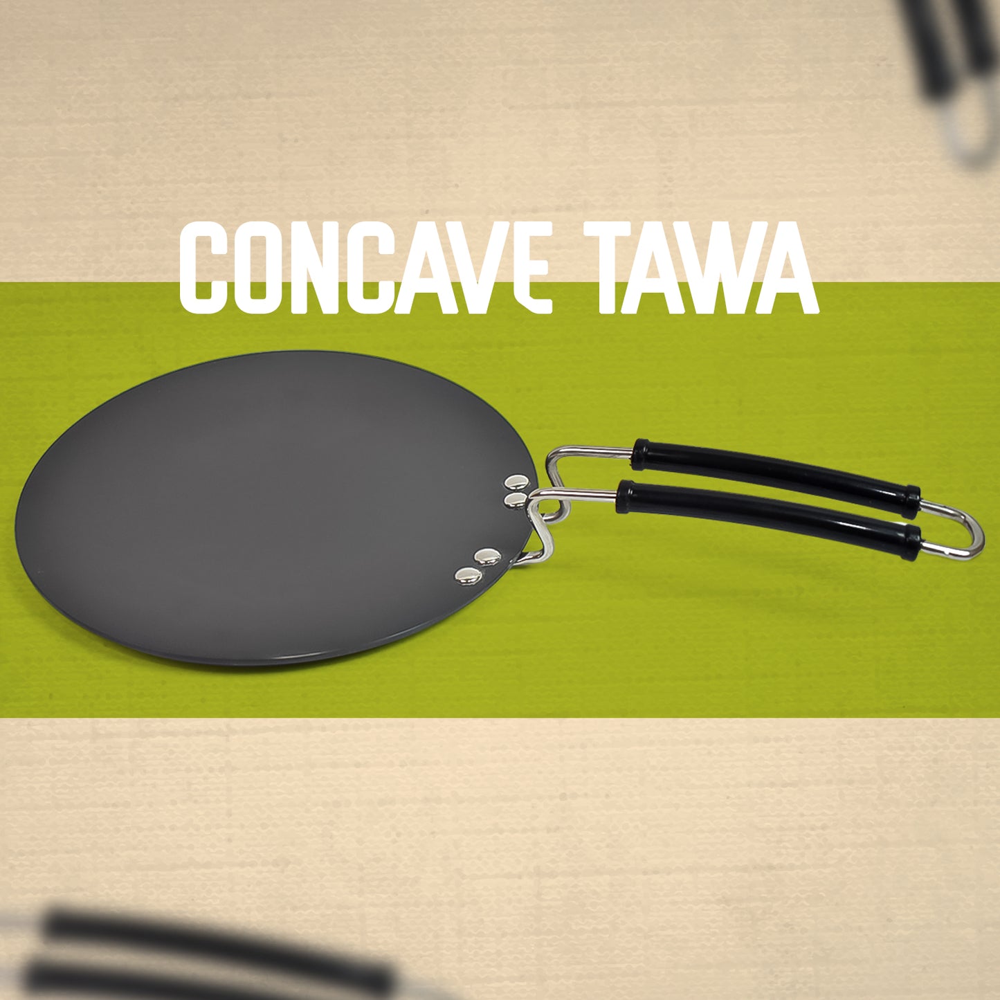 Multi Purpose Aluminium Rays Roti Tawa (10 Inch 3 Mm)