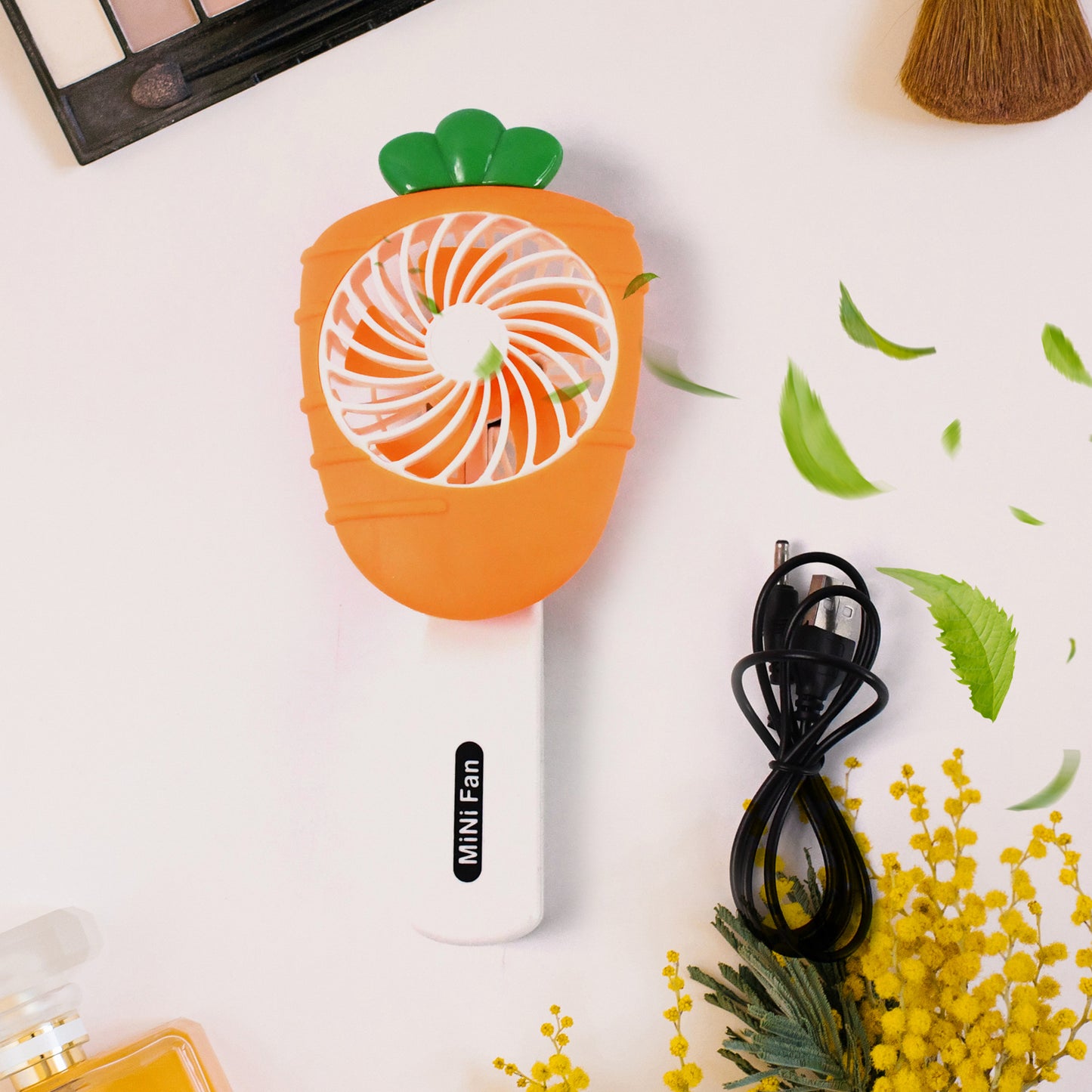 Rechargeable Handheld Mini Fan (Battery Not Included Mix Color)