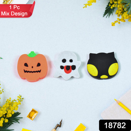 Cartoon Shape Eraser Rubber (1 Pc Mix Colour Design)