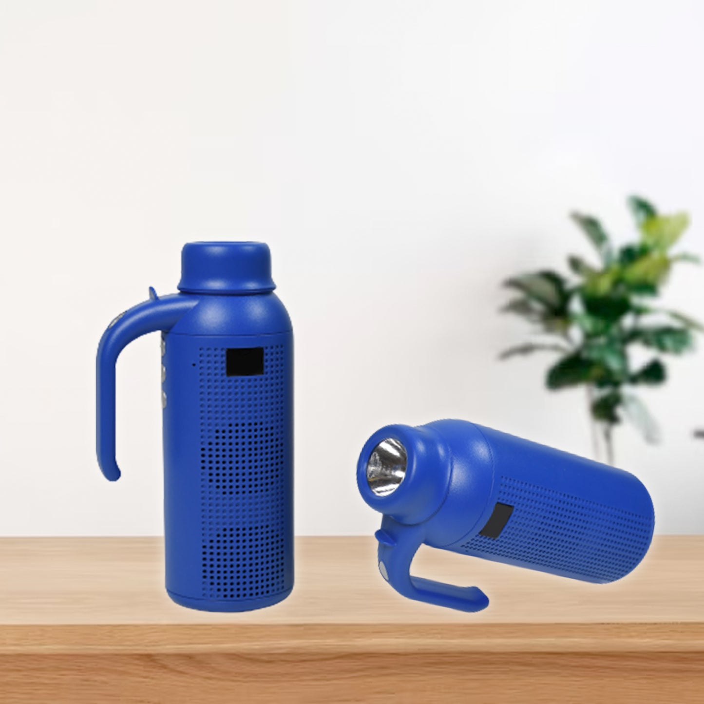 1287 Smart Bluetooth Speaker With Torch Light Wireless Bluetooth Speaker Night Flash Light Speaker