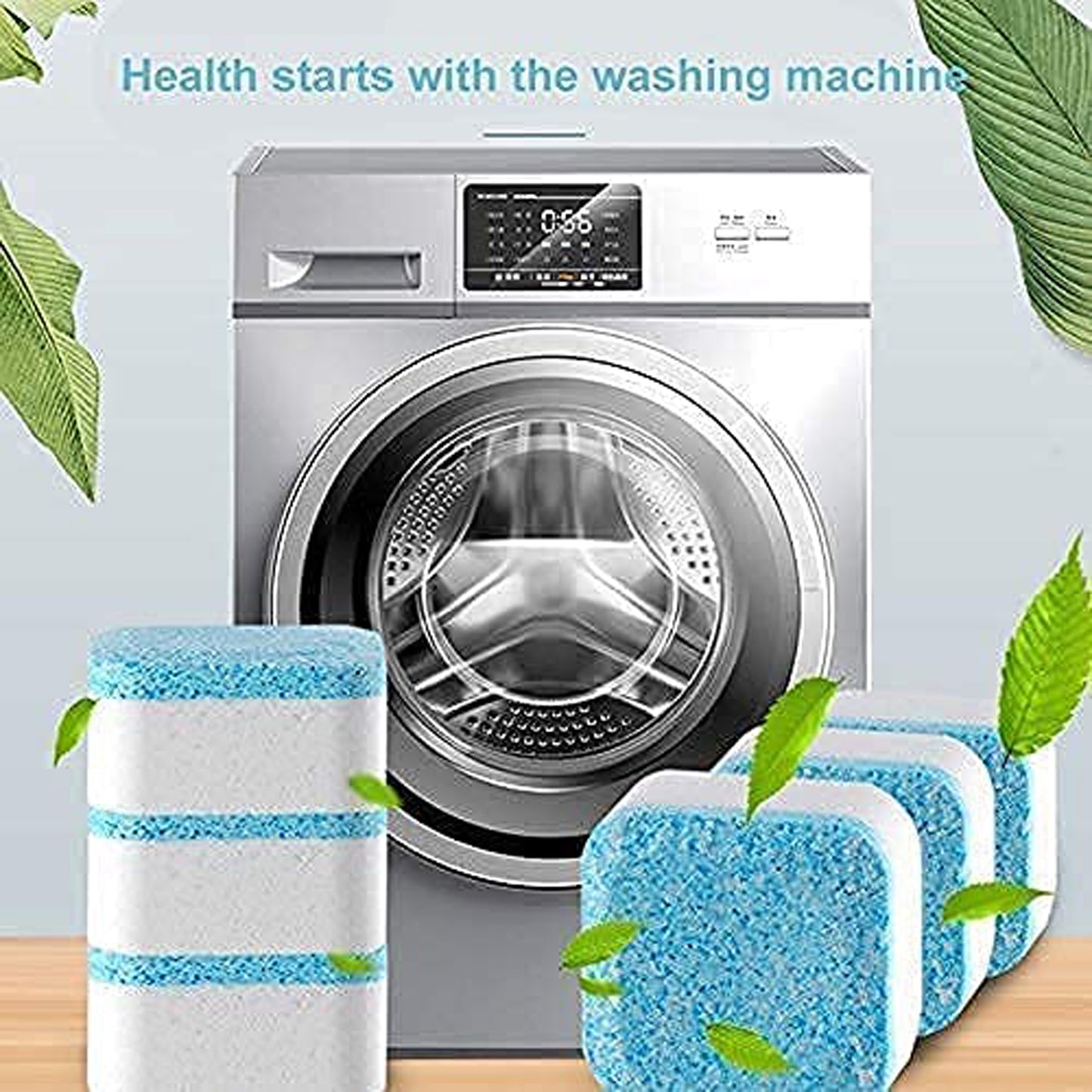 6245 Washing Machine Effervescent Tablet For All Companys Front And Top Load Machine Tablet For Perfectly Cleaning Of Tub Drum Stain Remover Washer Cleaner