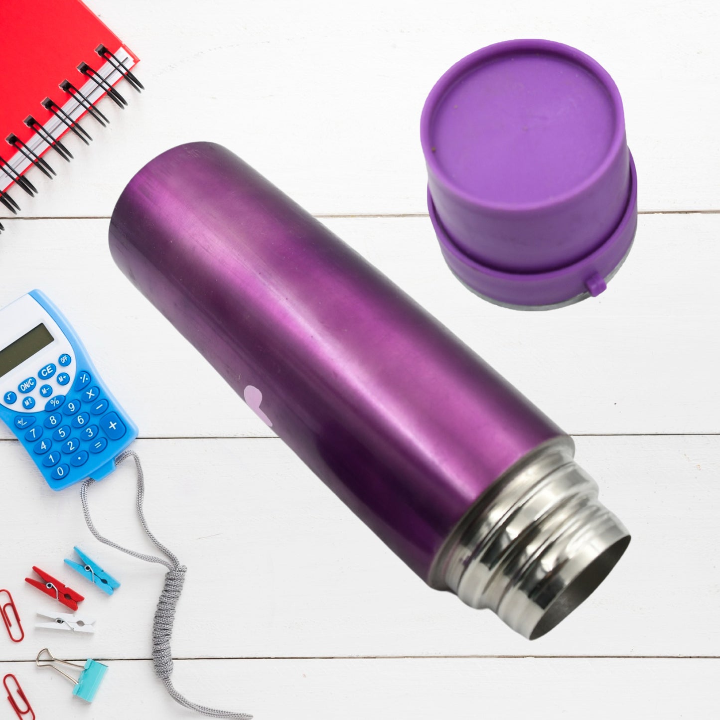 12765 Stainless Steel Water Bottle Leak Proof Rust Proof Hot Cold Drinks Gym Sipper Bpa Free Food Grade Quality Steel Fridge Bottle For Office Gym School (500 Ml Approx)