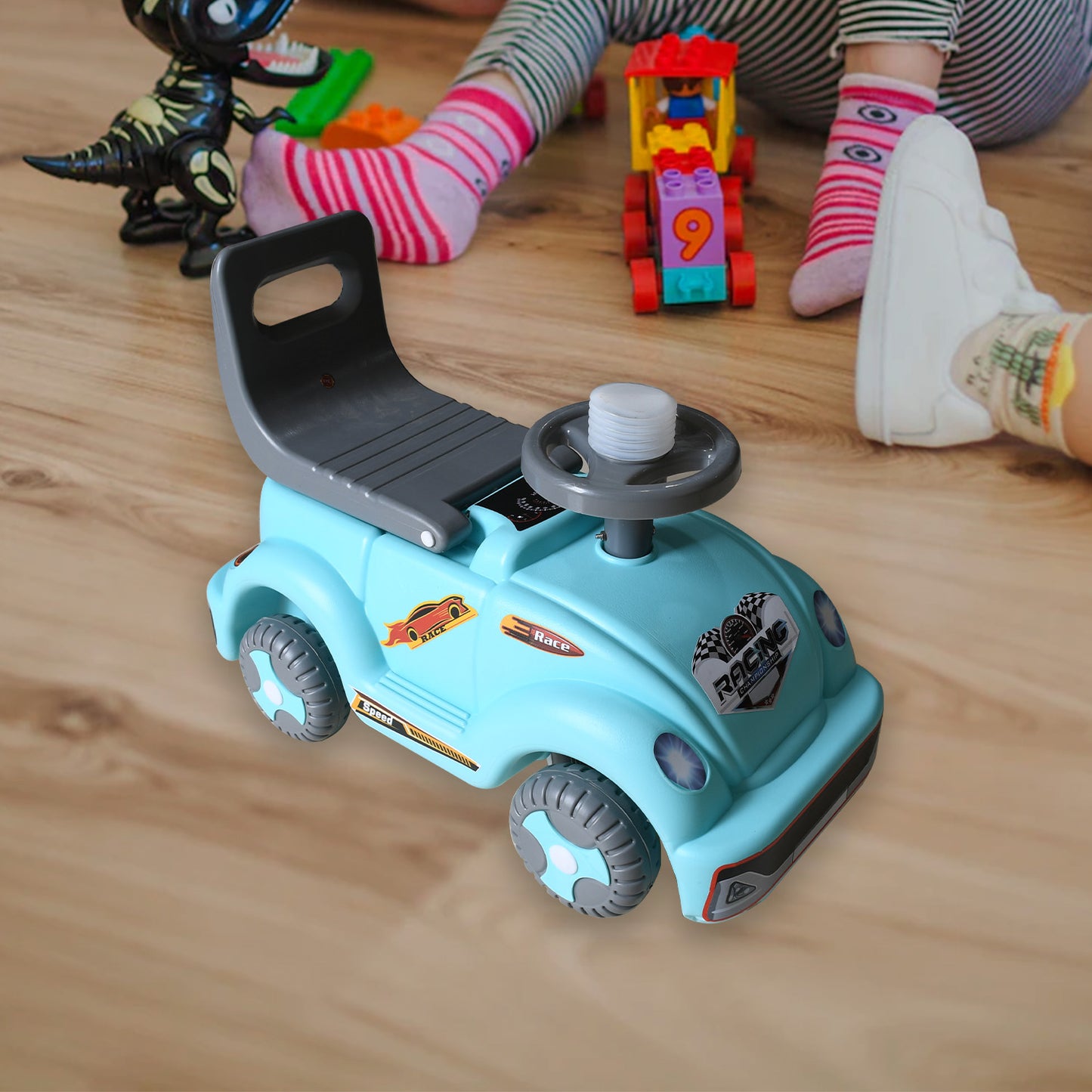 4620 Kids Baby City Ride On Push Car Ride With Backrest Musical Horn For Children Kids Toy Ride-on Kids Toys Toddler Baby Toy Baby Car Truck Etc Suitable For Kids Boys Girls